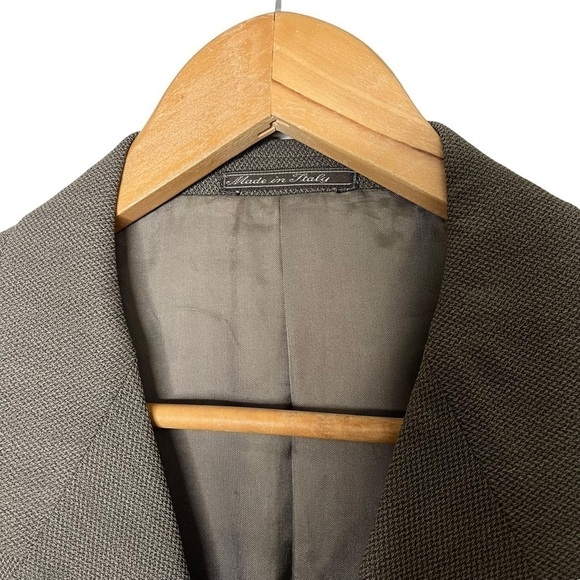 Corneliani 100% wool men’s 3 button gray tailored blazer - Picture 5 of 8